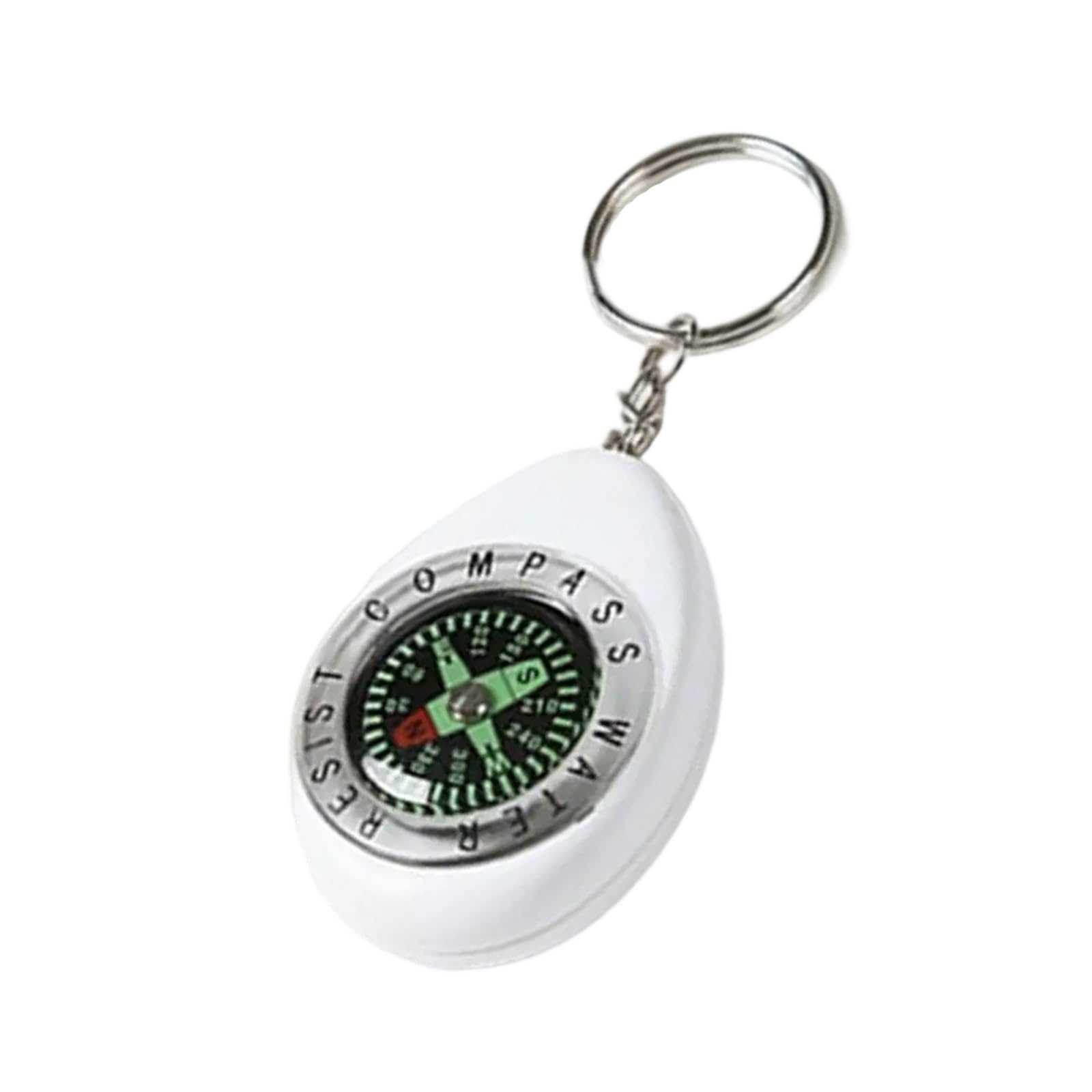 NEWFT Small Survival Compasses Keychain Backpack Pendant for Hiking and Camping Enthusiasts Practical Miniature Outdoor Gadget