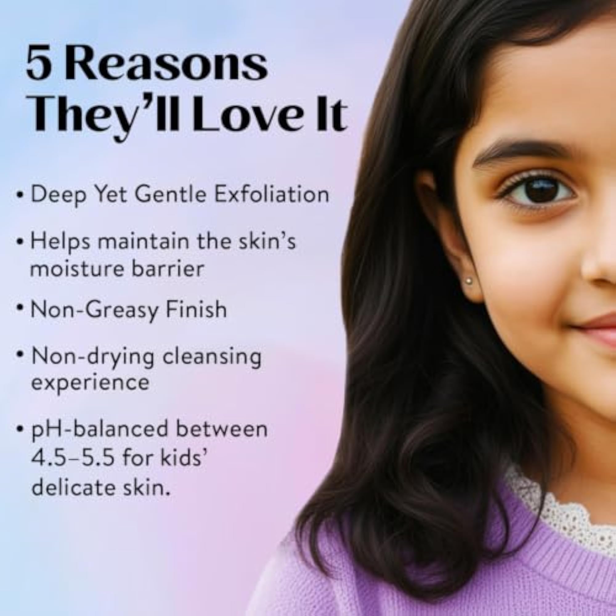 Gentle Foaming Face Wash & Body Wash Combo for Kids