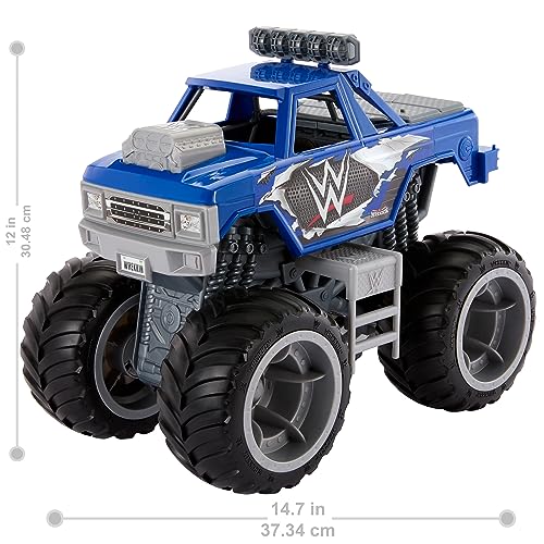 Mattel WWE Wrekkin Slam Crusher Véhicule Monster Truck avec 8 parties amovibles, Dès de 6 ans, HPG36