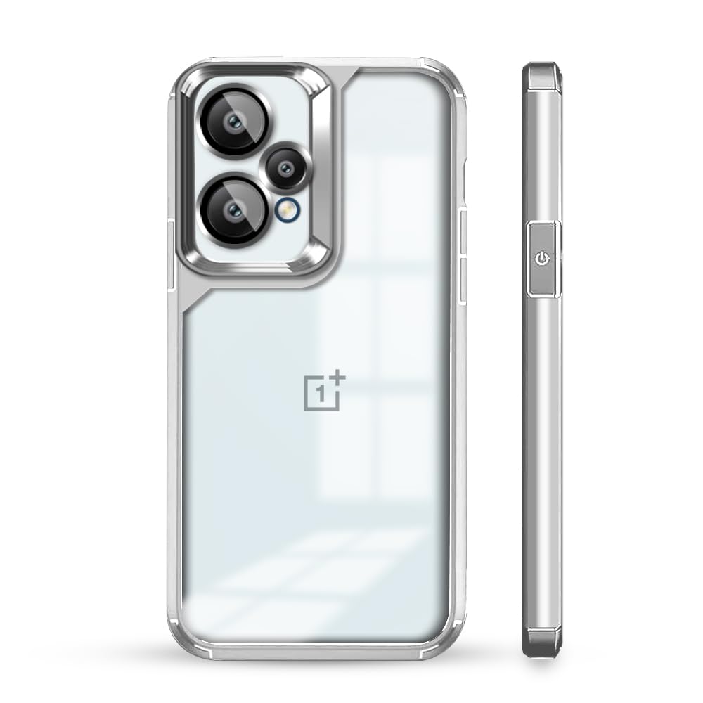 KARWAN®️Electroplated Back Cover Case for Oneplus Nord CE2 Lite |Ultra Hybird Camera Protection Back Cover for Oneplus Nord CE2 Lite |Transparent Case | TPU, Silver (B0D1MTKXXX) Amazon Price History, Amazon Price Tracker