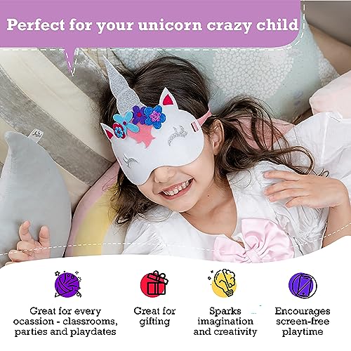 Jackinthebox Unicorn Crafts For Kids Ages 4-8, 6-In-1 Unicorn Gifts For Girls, Unicorn Craft Kit, Unicorn Toys, Unicorn Arts And Crafts For Girls Aged 4 5 6 7 8 Years #TOP4