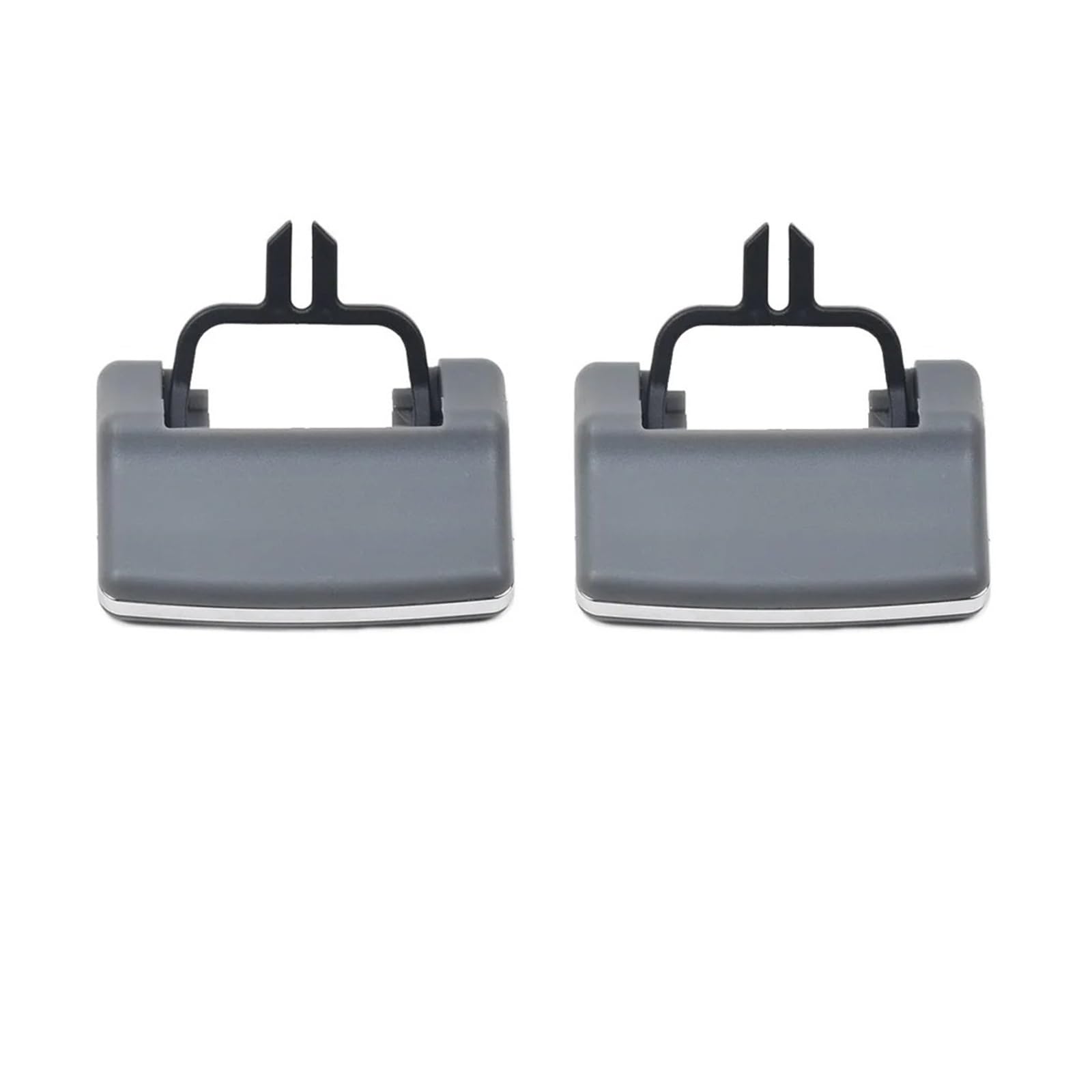 Aria Condizionata Bocchetta Di Ventilazione Per Benz W164 X164 ML GL 2005-2012 Auto Cruscotto Aria Condizionata Presa Pick AC Griglia Di Sfiato Tab Clip Di Riparazione Kit(2*Gray)