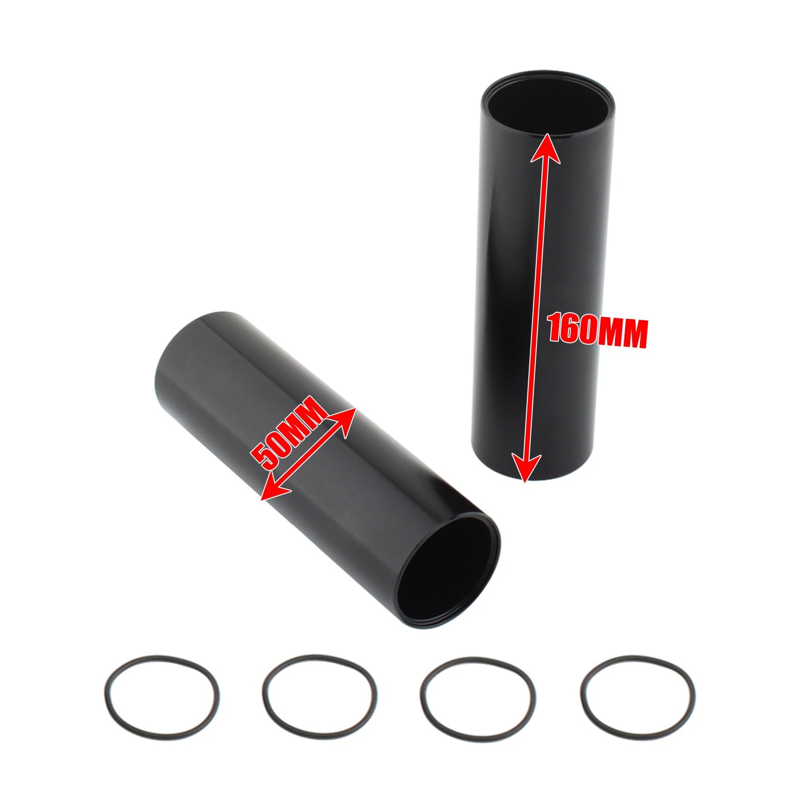 Set di 2 protezioni per forcella anteriore per moto, compatibili con BMW R nineT Pure/R nineT Scrambler/R nineT /5