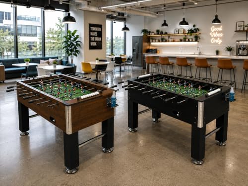 Image of BOOT BOY 'Zenith' Foosball Table II Strong Sturdy 48 Inch Soccer Table for Adults II Vigorous Indoor Foosball for Aggressive Games at Home, Office, CO - Living & CO-Working (48 inch 24 inch 33.5 / L*B*H)