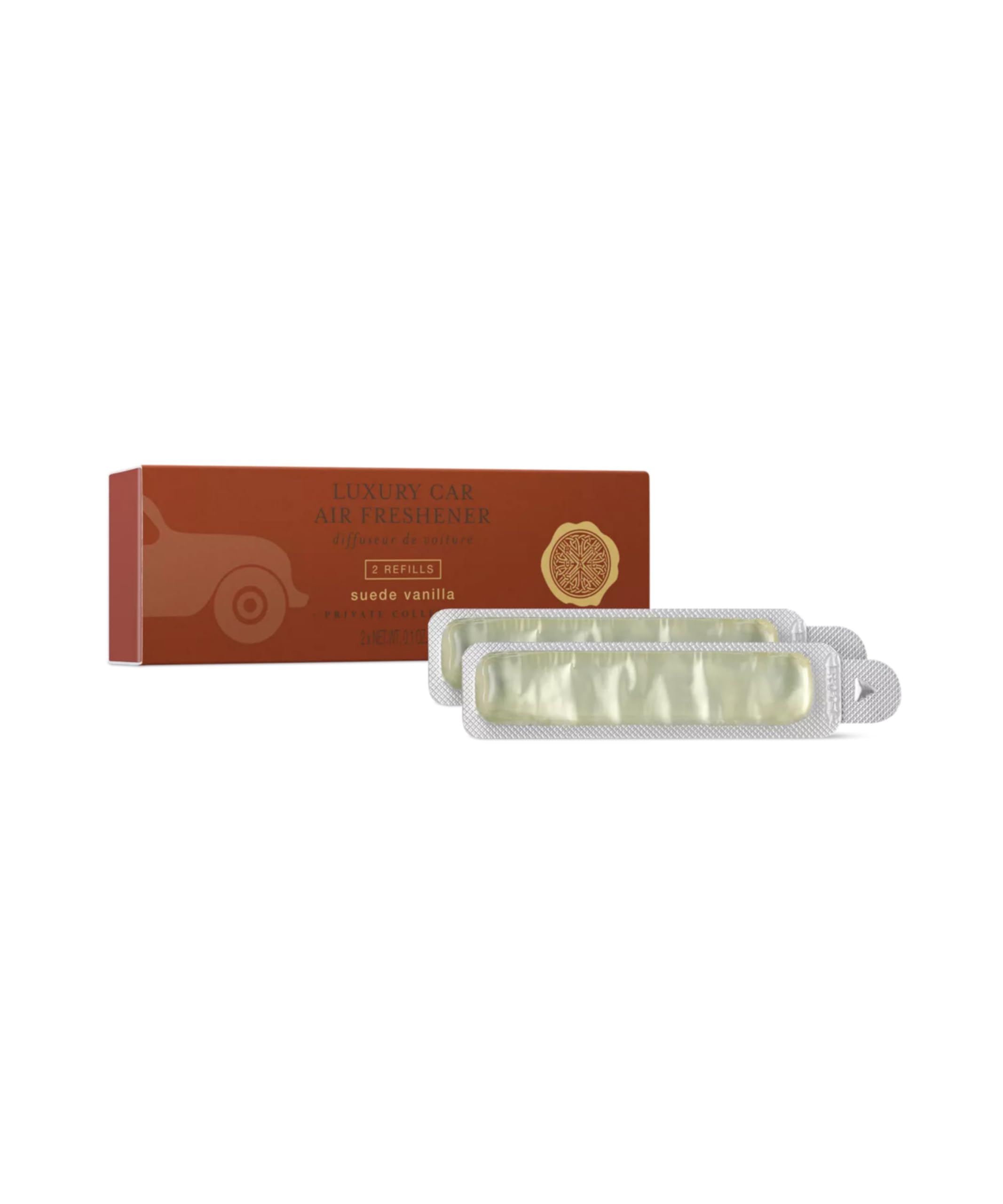 RITUALS Ricariche per Profumatore Auto Suede Vanilla – Due ricariche di profumo della Private Collection, freschezza prolungata – 2 x 3g