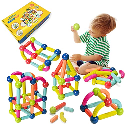 Blocos de Montar Magnéticos Construção Bolas E Bastões Brinquedo ...