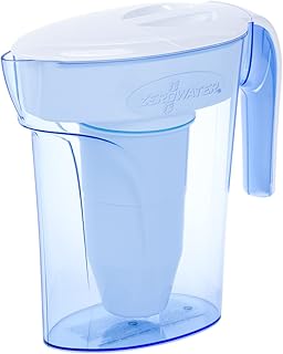 ZeroWater 7-Cup 5-Stage Water Filter Pitcher 0 TDS for Improved Tap Water Taste - IAPMO Certified to Reduce Lead, Chromiu...