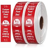 YooNotee 1000 Pcs Tamper Proof Stickers 1.5 x 6 Inches Safety Tamper Evident Security Labels Seal Stickers for...