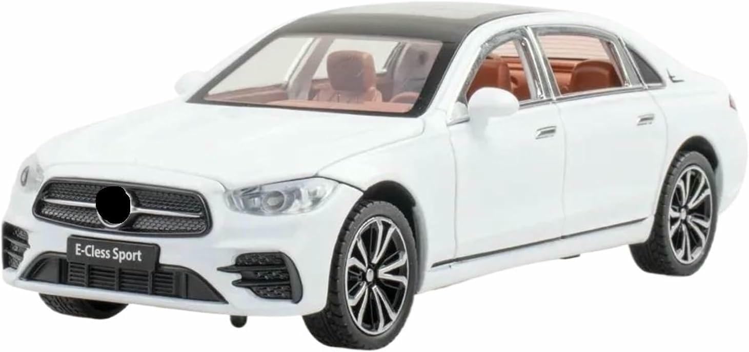 DEAVER Diecast 1:24 For E300L Alloy Car Models Simulation Scale Vehicle Model Kit Display Souvenirs Collection(White)