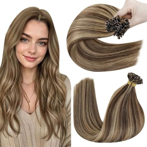 Hetto U Tip Human Hair Extensions Brown Cover