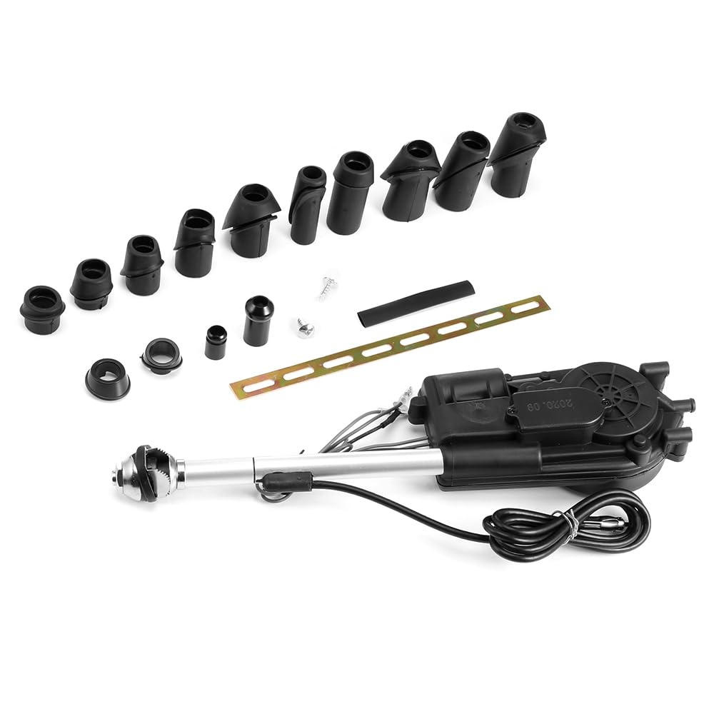 Elektrische Autoantenne Universal Motorantenne 12V Kompatibel mit Mercedes-Benz Für Audi Für Opel Für BMW Für Ford Für VW Auto Teleskop Antenne