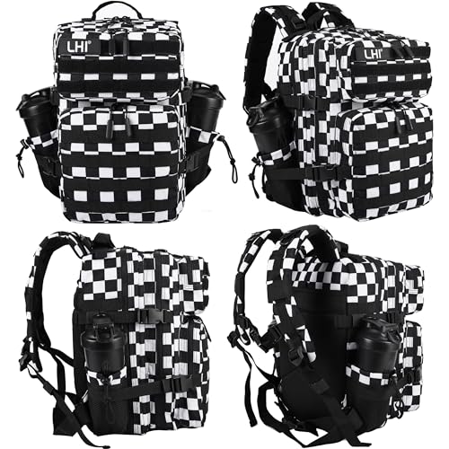 Image of LHI Tactical Military Backpack for Men and Women 25L /35L Army Assault Pack Bag Small Rucksack with Bottle Holder