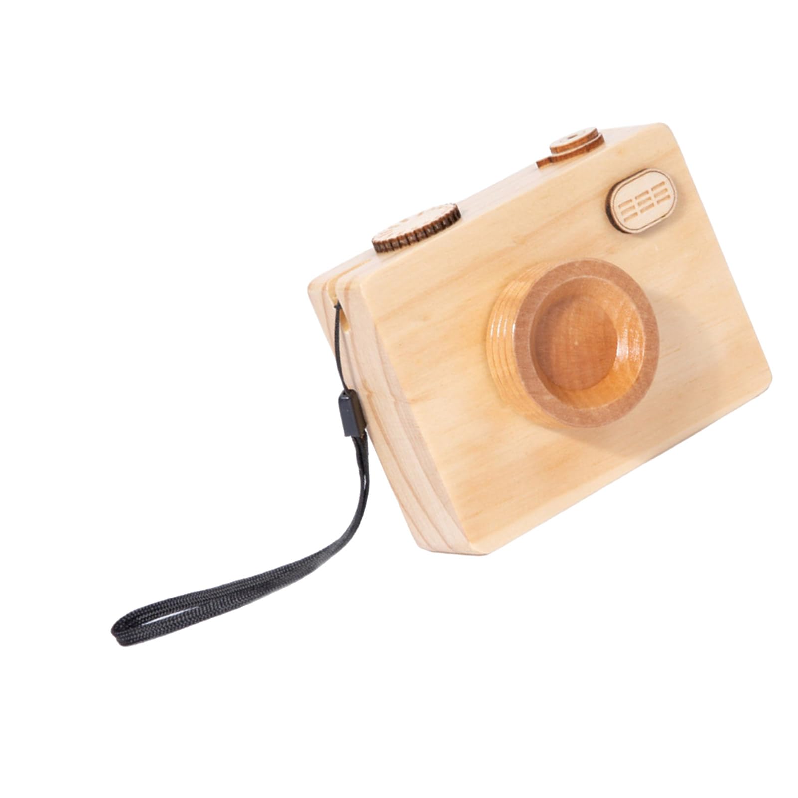 KAQNTUD Wind-up Wooden Music Box with Classic Camera Designs Retro Music Figure Handmade Ornament for Home Decorations and Gifts Retro Camera Music Box