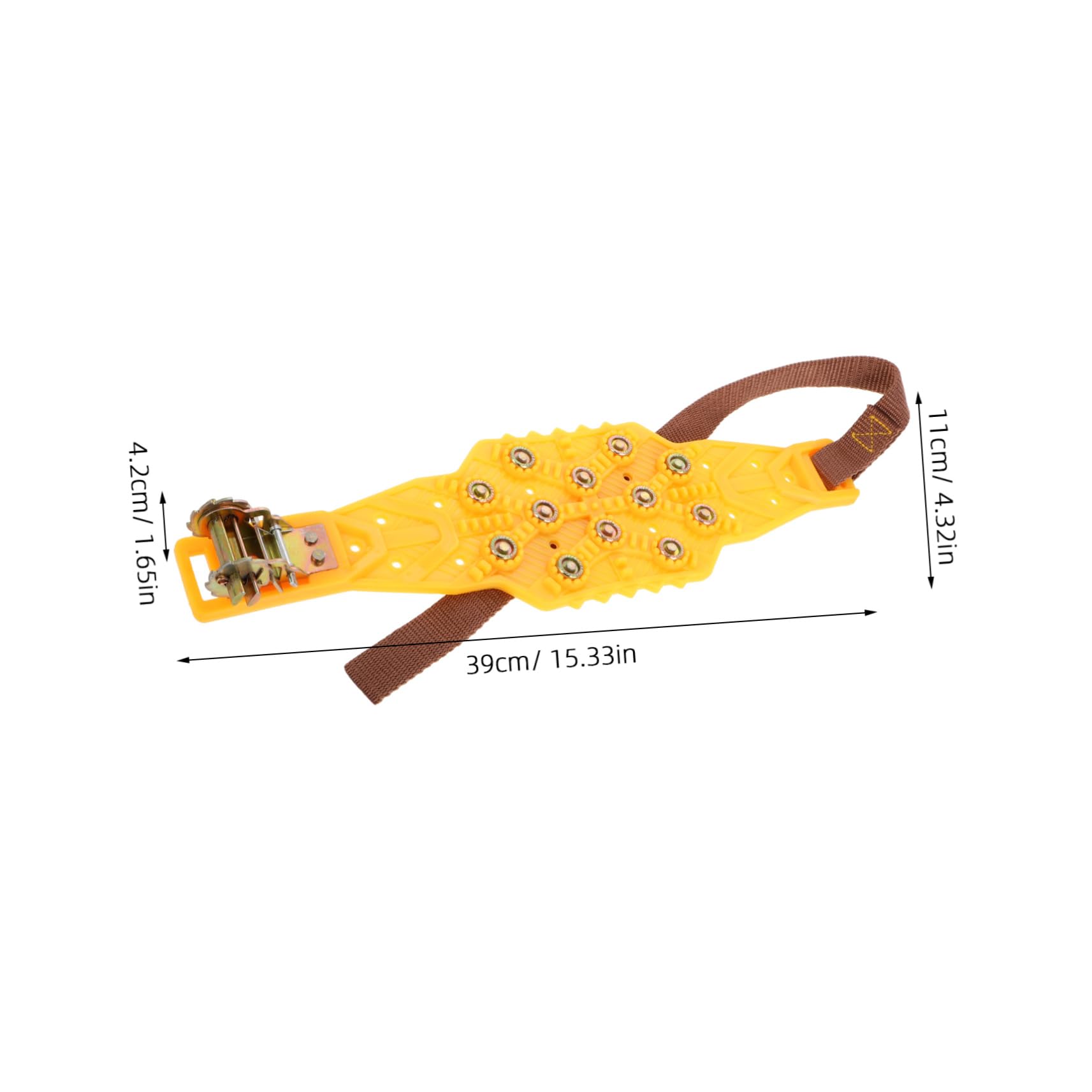 FUNOMOCYA Car Emergency Chain Tire Skid Chain Set Pp Material Off-road Traction Winter Safety