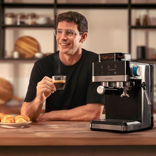 Machine à Café Expresso 20 Bars Cecotec tactile avec buse mousseur à lait - 7