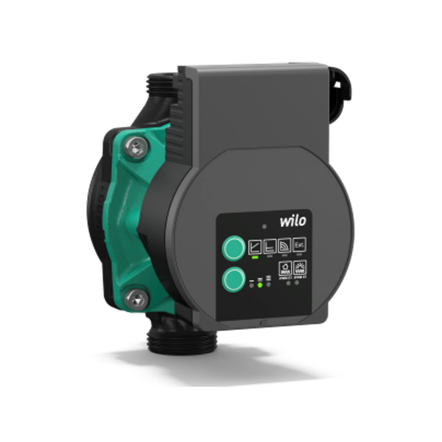 Pompa circolatrice a rotore umido con regolazione elettronica, modello VARI PICOSTG 15/1-13-180, 2957-4807 RPM, attacco G 1, 16,5 x 14 x 9,4 centimetri, colore verde e nero (rif. 4232747)