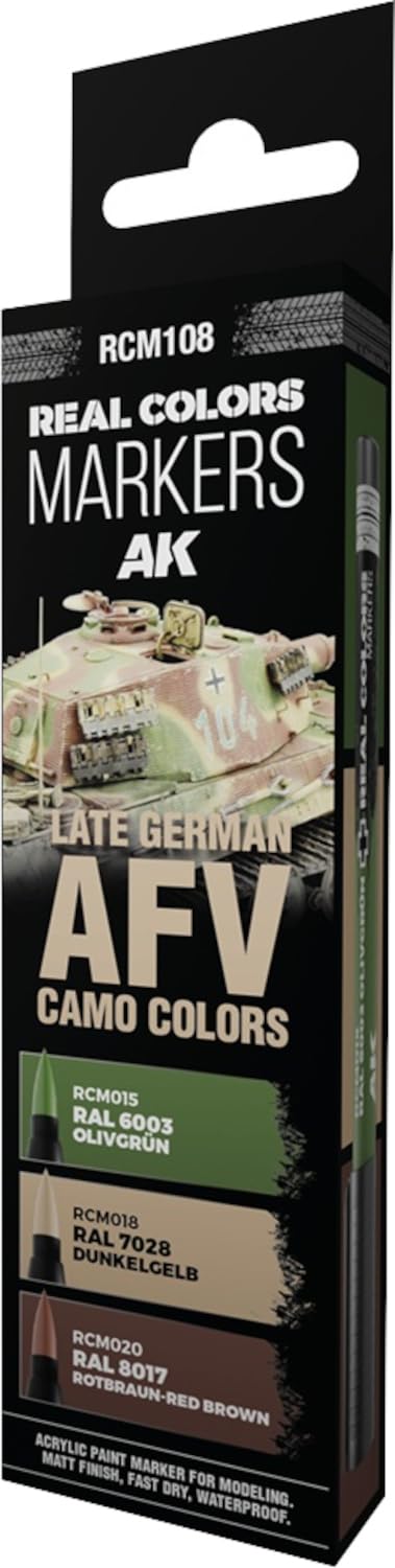 Amazon.co.jp: AKインタラクティブ AKリアルカラーマーカー ドイツ戦車