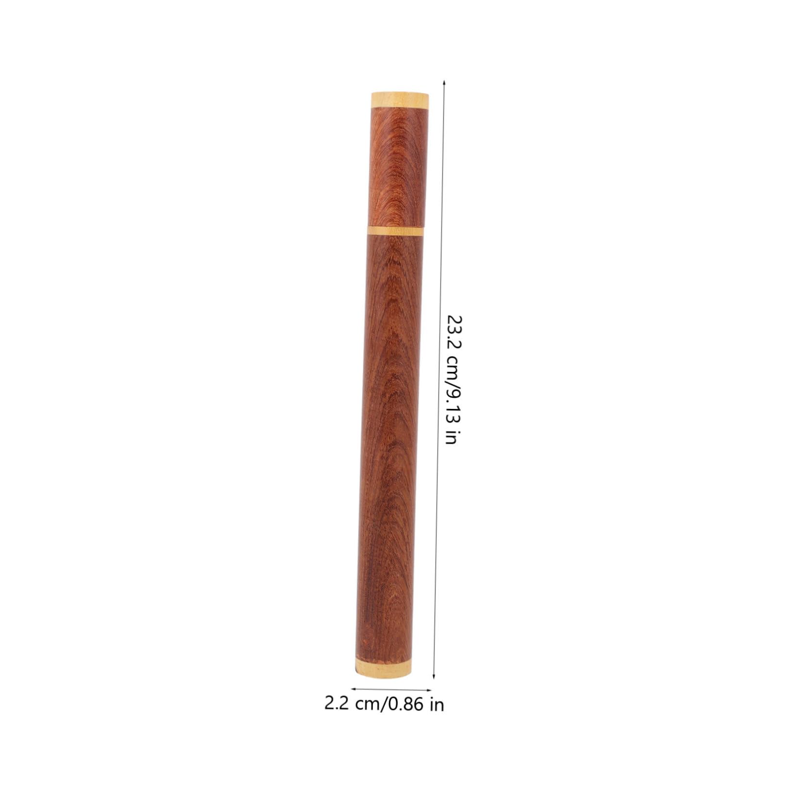 TOPBATHY 8 Stck Räucherstäbchen Halter aus Holz mit Verschlussdeckel Kompakte Aufbewahrung für Duftstäbchen Langlebige Holzröhre mit Feiner Maserung Sicherer Incense Stick Storage