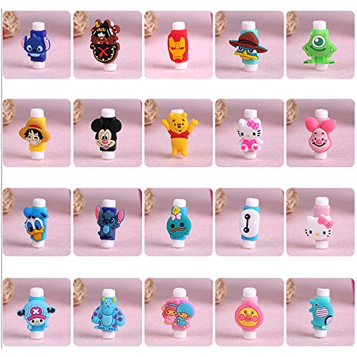 Andoer Animal bonito mordida cabo protetor de dados organizador enrolador para smartphone linha de d