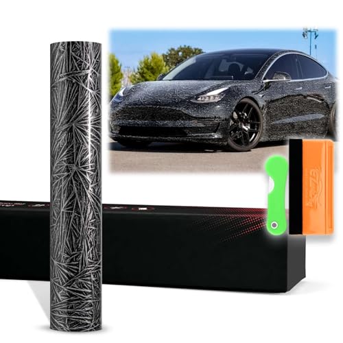 Film vinyle noir brillant PET pour voiture technologie libération air thermoformable