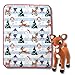 Franco Rudolph The Red Nose Reindeer Kids Bedding Super Soft Plush Decorative Pillow and Throw 2 Piece Set, 40 in x 50 in (Official Rudolph Product)
