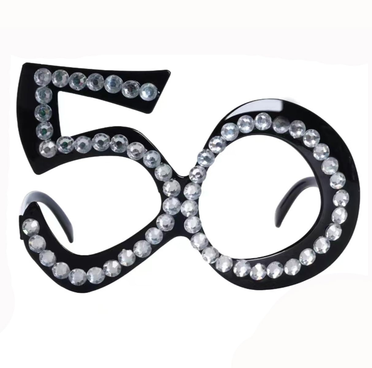 50th Birthday Glasses,Birthday Glasses for Adults,Unique Glasses,Fashionable Glasses,Unisex, Perfect for Birthday Decorations Celebration Party Favors