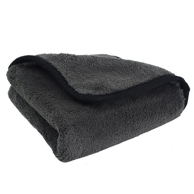 Image of Auto Hub 800 GSM, Microfiber Double Layered Cloth 40x40 cm 3 Piece Cloth Set, Extra Thick Microfiber Cleaning Cloths Perfect for Bike, Auto, Cars Both Interior and Exterior (Assorted) Mix Color
