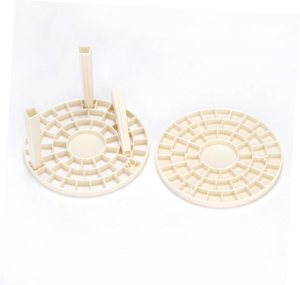 TEHAUX 3pcs Paint Brush Holder Organizer Plastic Brush Holder for Artists Desk Organizer