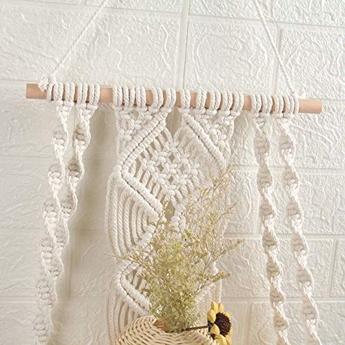 Étagère murale en macramé bohème pour réchauffer l'ambiance de la maison