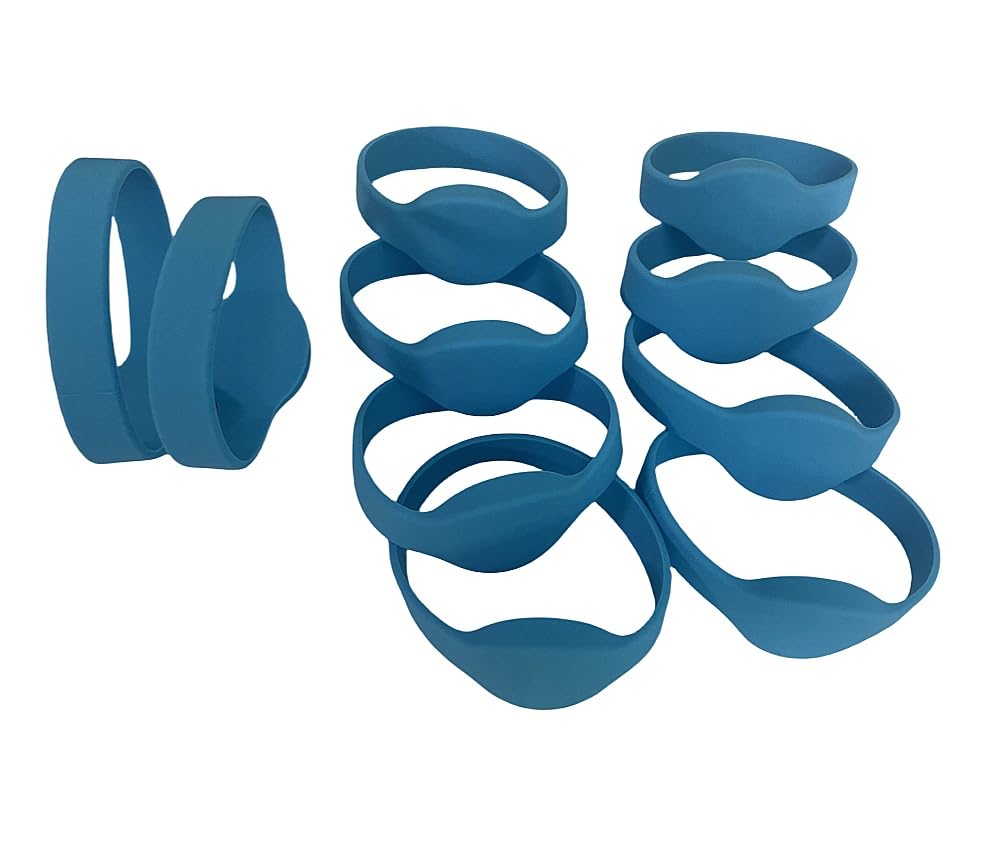 Bracelet Noir Réglable En Silicone étanche RFID 125KHZ