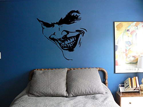 Wall Vinyl Sticker Decals Mural Room Design Pattern Art Card Game Play Joker Horror Bo1804 #TOP9