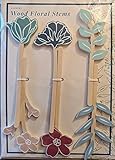 6 Count Wood Floral Stems