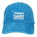 Produktbild De Li Sheng Mao Yi Unisex Camping Hair Don't Care Vintage Adjustable Baseball Cap Worlds Tallest Leprechaun St Patricks Denim Dad Hat