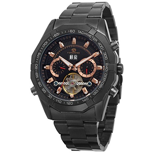 Montre automatique Forsining en acier pour homme : dites adieu aux pannes de pile