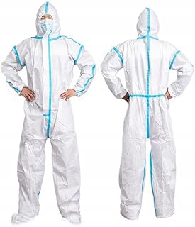 Einweg-Maleranzug 185cm | Schutzanzug mit Kapuze | Atmungsaktiv & Chemikalienbeständig | Ideal für Renovierung, Industrie & Sicherheitsinspektionen