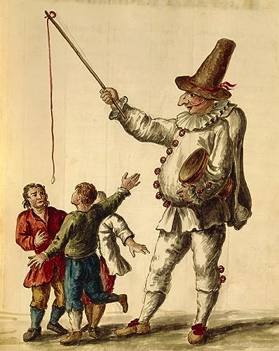 Tableau toile Jeux de carnaval Jan Van Grevenbroeck 60x90cm poster d'art mural