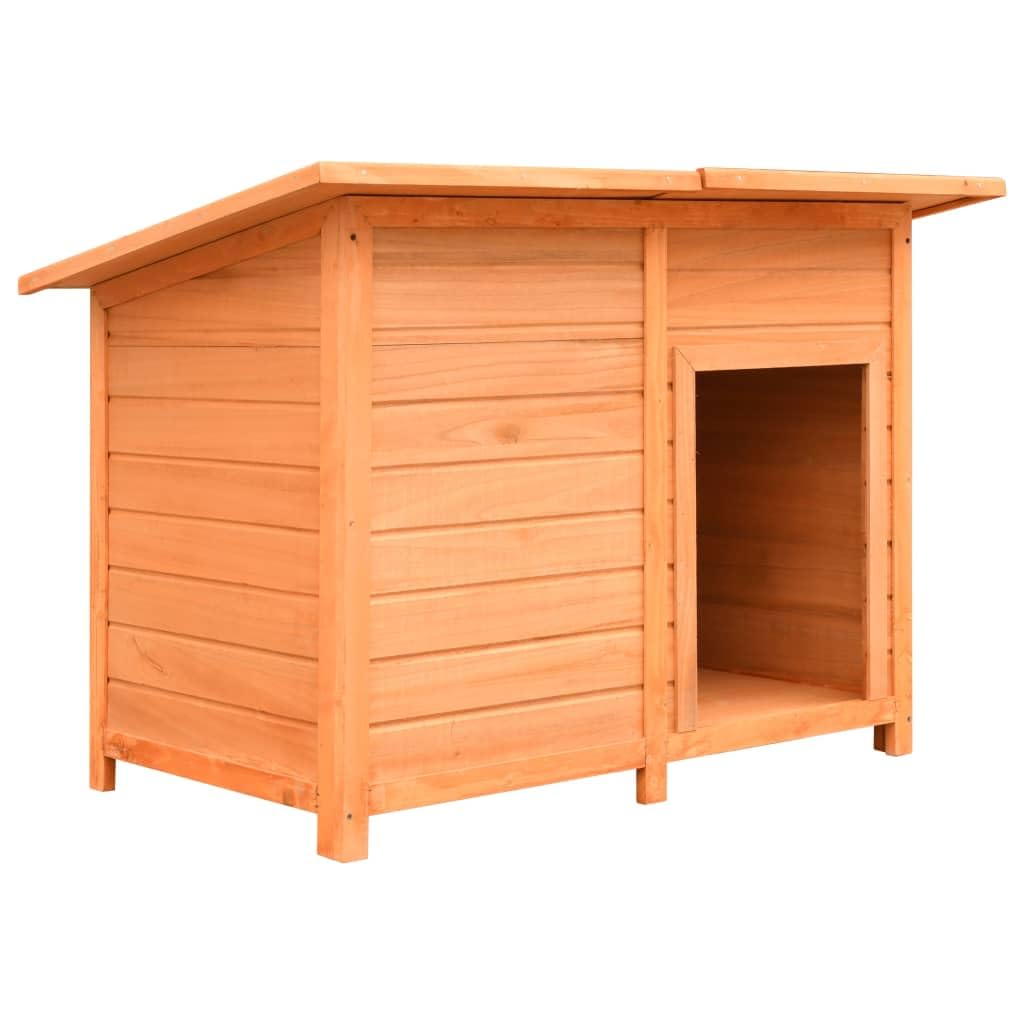 vidaXL Gabbia per cani in legno massello di pino e abete Patio esterno in legno giardino grande cane casa per animali domestici cabina cuccia cane forniture per animali domestici unità accessori