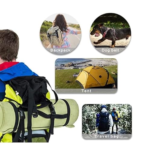 10Pcs 1/2"(12.5Mm) Side Release Buckles Plastic Black Quick Adjustable Buckle For Backpack Strap Diy Pets Collar Accessory #TOP3