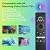 Voice Replacement Remote for Samsung Smart TVs, Universal Remote Compatible for All Samsung Curved Frame UHD QLED LED 4K 8K Smart TVs, BN59-01312A Original Replacement with Voice Control