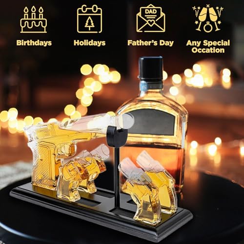 Image of Whiskey Decanter with Antique Crystal Clear (Whiskey Decanter with Shot Glass)