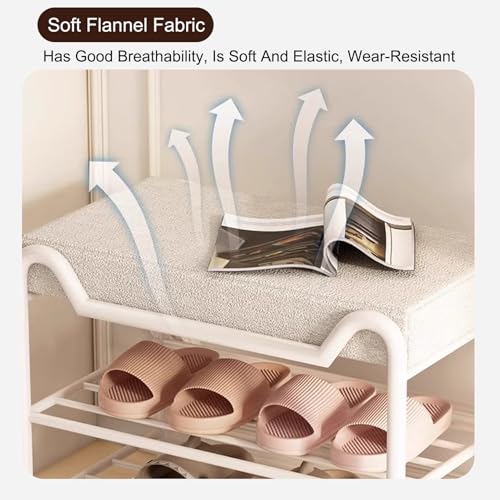 Banc à chaussures peu encombrant pour libérer l'espace des entrées étroites - 5