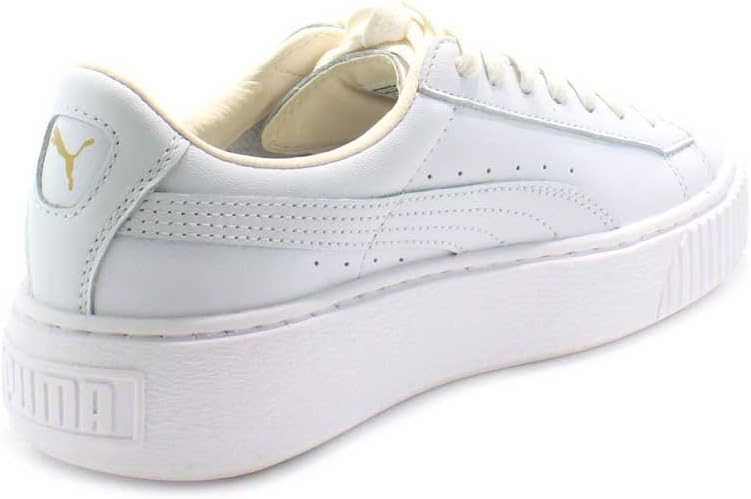 PUMA Women's Basket Platform Metallic Sneaker