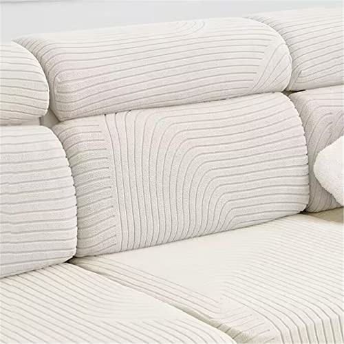 Housse de coussin extensible pour canapé sectionnel 2 places vert - 4