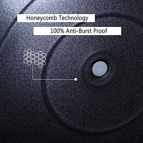 image for Yoga Ball Chair, RGGD&RGGL Exercise Ball with Leak-Proof Design, Stabi