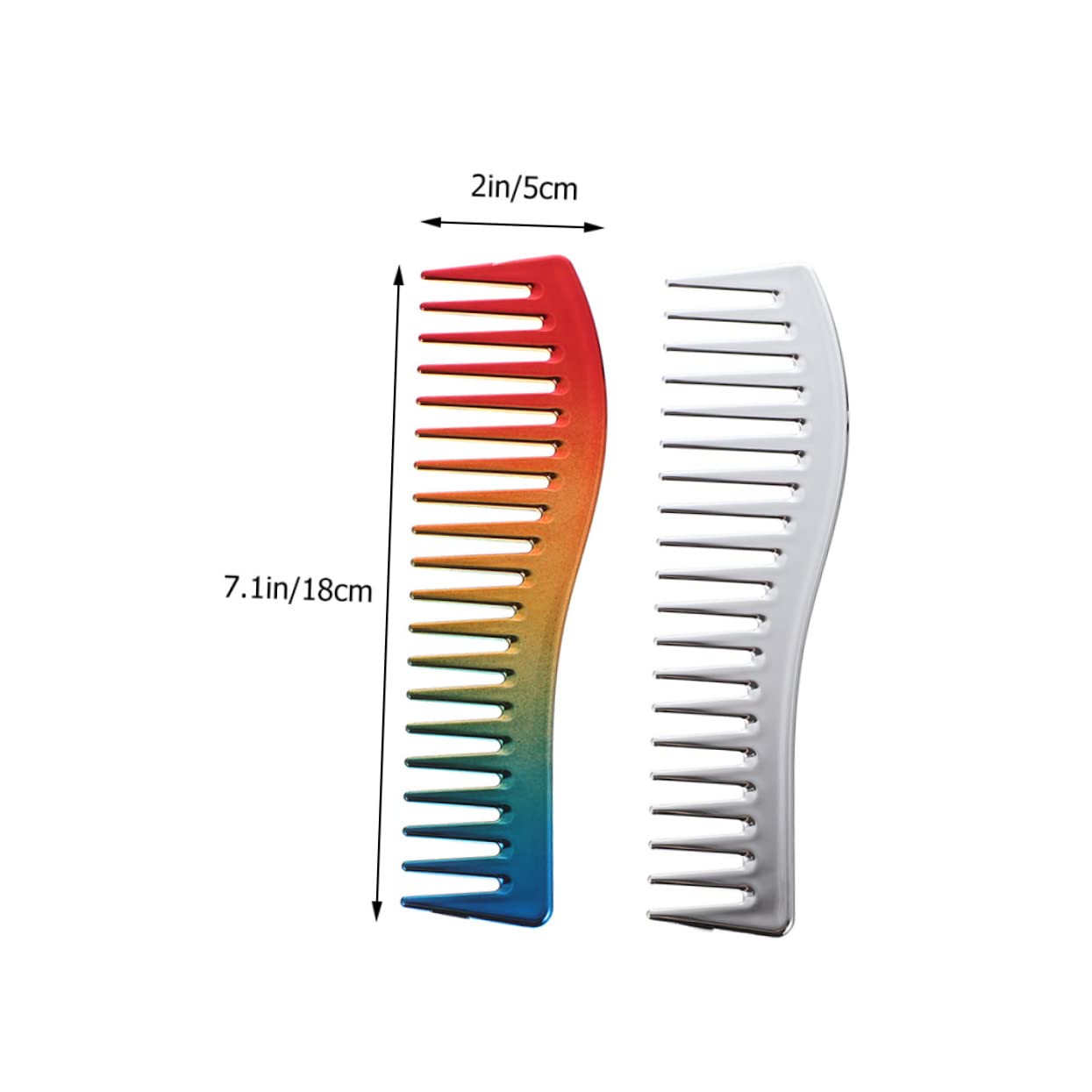 Healeved 3 Set Di Pettini Da Parrucchiere Per Uomo Pettini Per in Abs Pettine Tascabile Portatile Per Barba E 2 Pezzi * 3