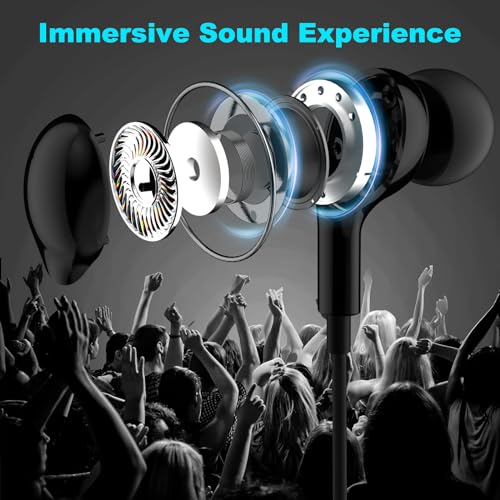 Image of USB C Headphones for iPhone 17 Air 16 Wired Earphones for Samsung Galaxy S24 /S23 /S22 /S25 /S26 Ultra for iPhone 15 Pro Wired Earbud with Mic Stereo Noise Cancelling Type C Earbuds for Pixel 9 /Oneplus 12