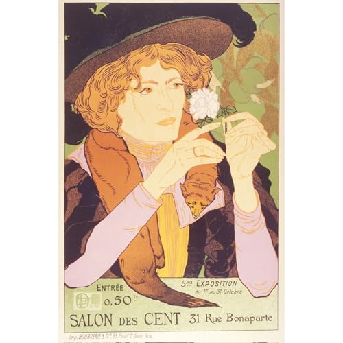 Salon des Cent impression giclée d'art sur toile en rouleau de 10,2 à 61 x 45,7 cm