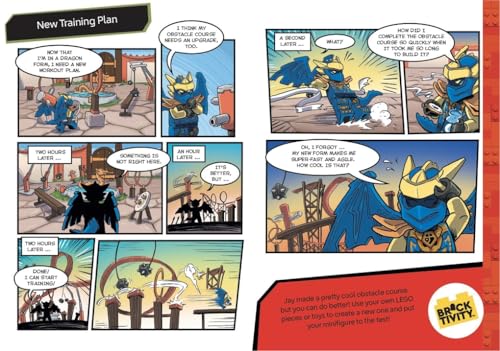 Image of LEGO NINJAGO: Dragon Powers (with Dragon Jay minifigure and katana sword) (LEGO Minifigure Activity)