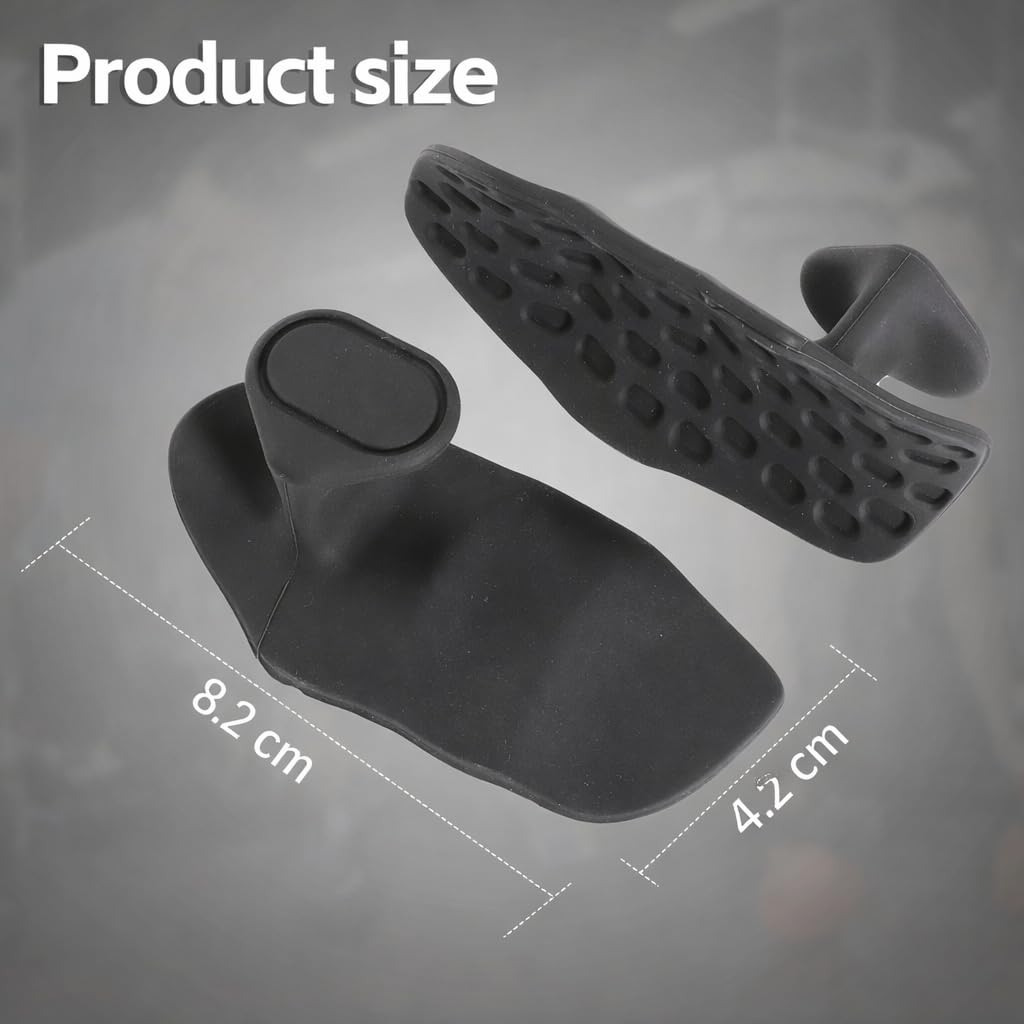 Puños antideslizantes de silicona para fitness – Almohadillas de agarre ergonómicas para entrenamiento de fuerza, crossfit y dominadas