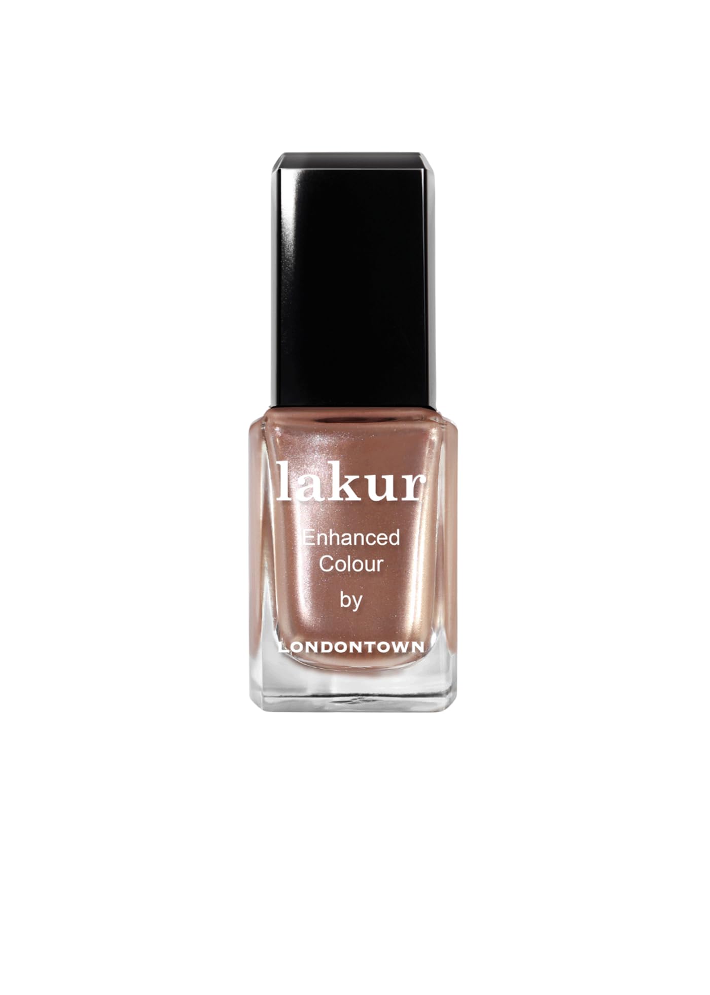 LONDONTOWN lakur Brown Nail Polish Gel-Like Shine Long-Lasting Color Strengthens Hydrates Nails 0 4 Fl Oz